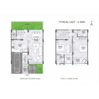 Gandharv Marigold Villas Bhosari 4 BHK Floorplan Image